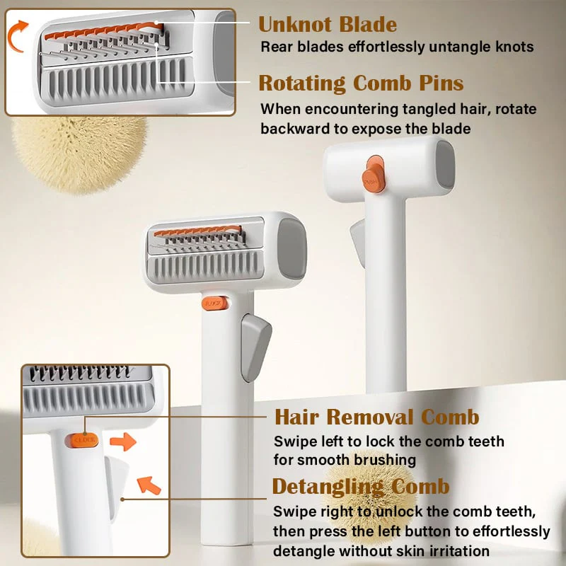š„2026 SALE - 2-IN-1 Pet Self-Detangling & Grooming Comb - Image 3