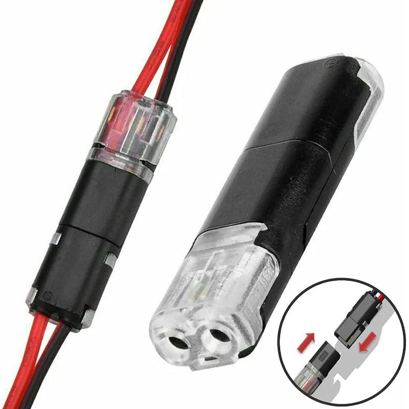 🔥🎄 Christmas Time Limited Offer -🔌2-Pin Solderless Wire Connector – Compact Plug for LED Strips & 18–22 AWG Cables - Image 12