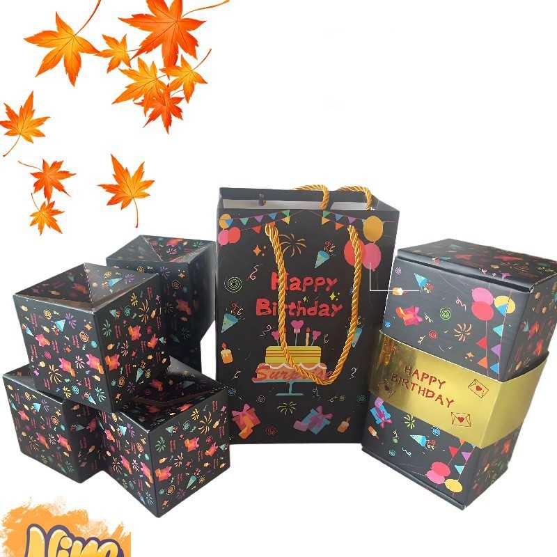 20 Bounces Surprise Gift Box with Flying Butterfly Toys Explosion Unique Folding Bouncing Red Envelope Cash Box - Image 11