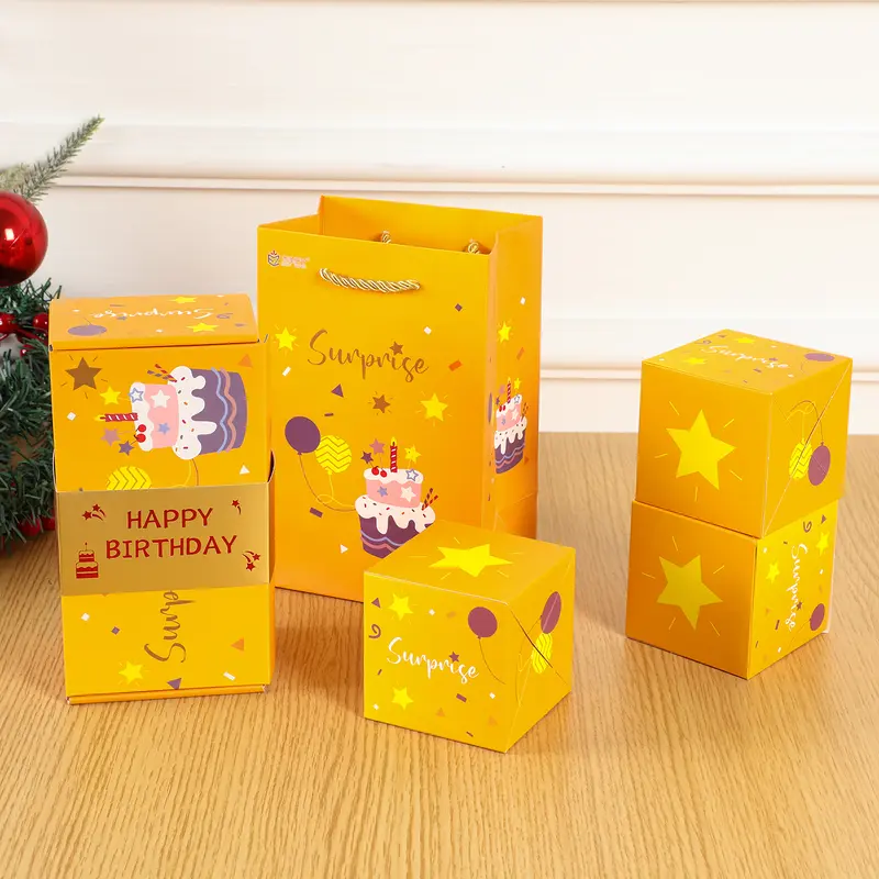 20 Bounces Surprise Gift Box with Flying Butterfly Toys Explosion Unique Folding Bouncing Red Envelope Cash Box - Image 9