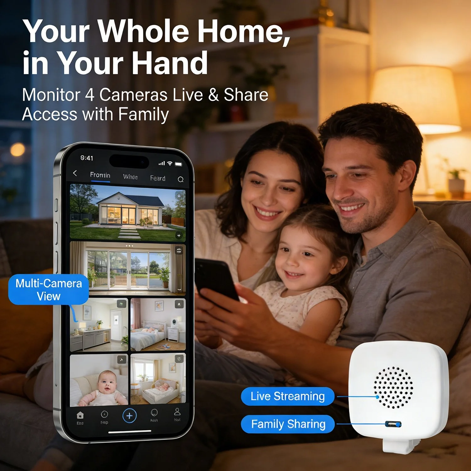 đď¸ 2K Ultra-HD Smart Window Camera â See Day & Night with AI Color Night Vision - Image 2