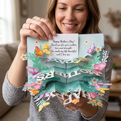 3D Butterfly Mother’s Day Pop-Up Card - Image 10