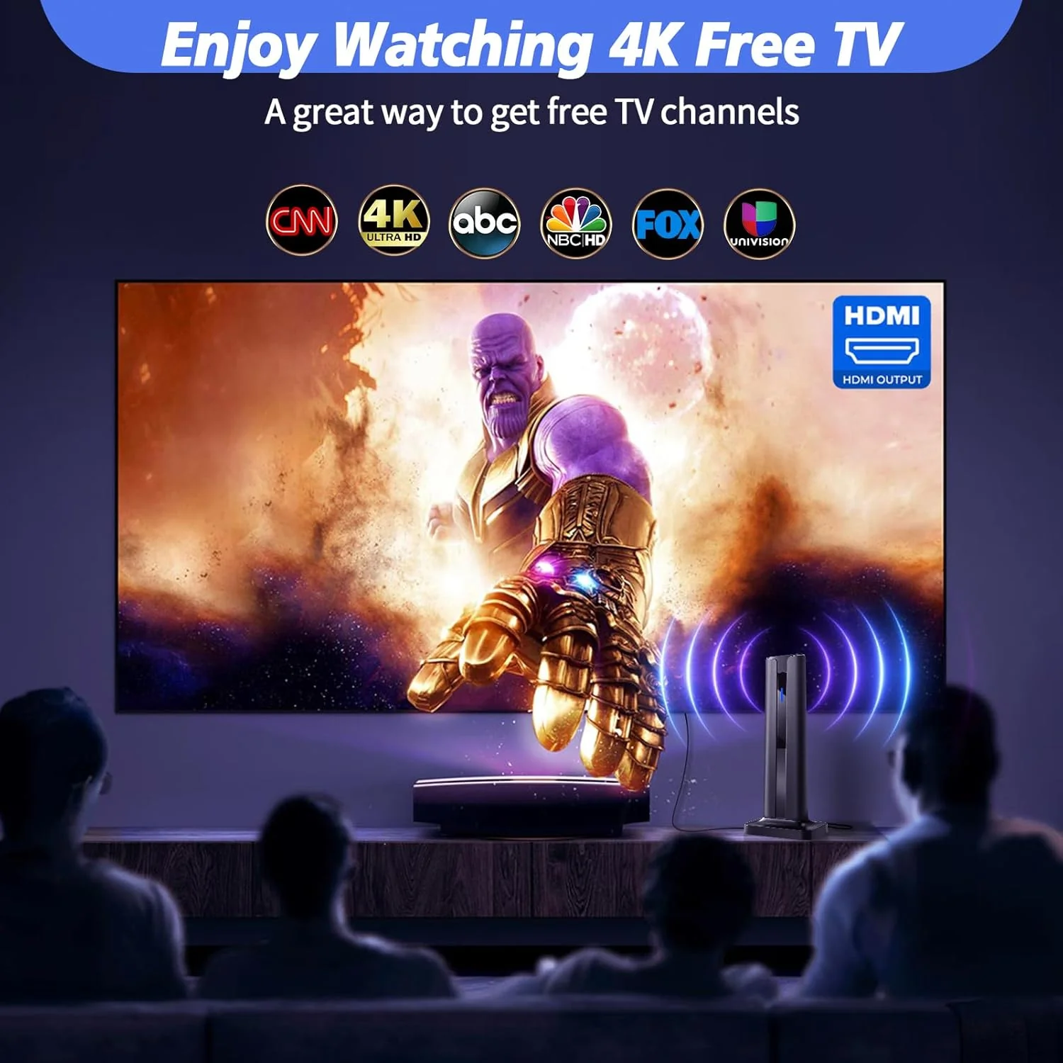 4K HDR TV Antenna - 1000+ Miles Long Range - Image 5