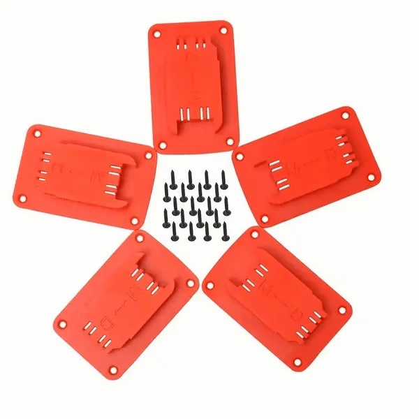 5Packs Tool Holders for TIKTROVE 14.4V/18V/20V & Milwaukee M1818V lithium batteries tool mounting base electric drill - Image 6