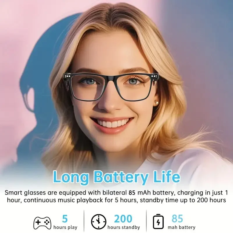 🔥 AI Interpretation Smart Glasses🕶️164-Language Translation, Photochromic Lenses, AI Chat & Hands-Free Audio - Image 6
