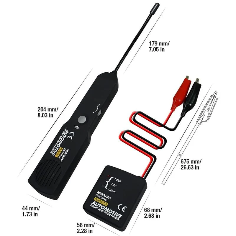 đ„ EM415PRO Automotive Electrical Open & Short Finder Circuit Tester With Free Bag - Image 10