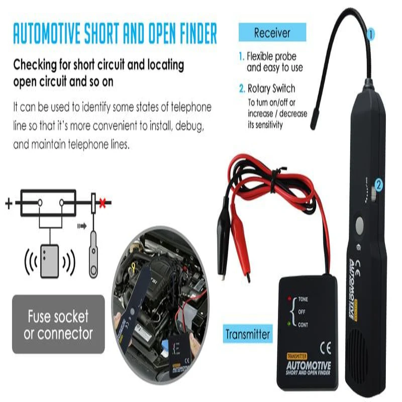 đ„ EM415PRO Automotive Electrical Open & Short Finder Circuit Tester With Free Bag - Image 7