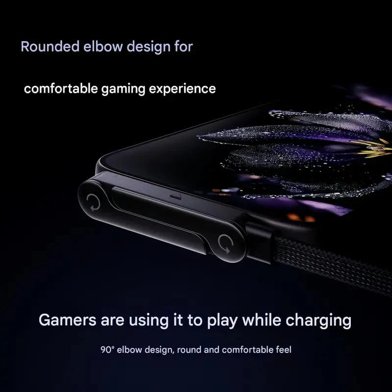 🔥📱240W Braided Fast Charge Cable With Built-in Phone Stand - Image 7