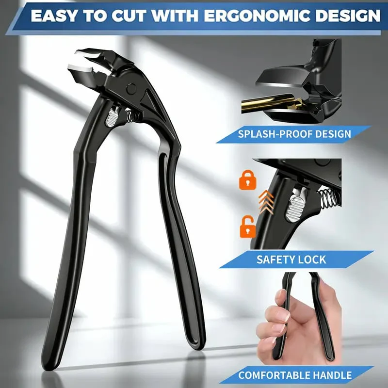 ✂️ Black Curved Nail Clipper – Ergonomic & Easy for Seniors 🖤 - Image 3