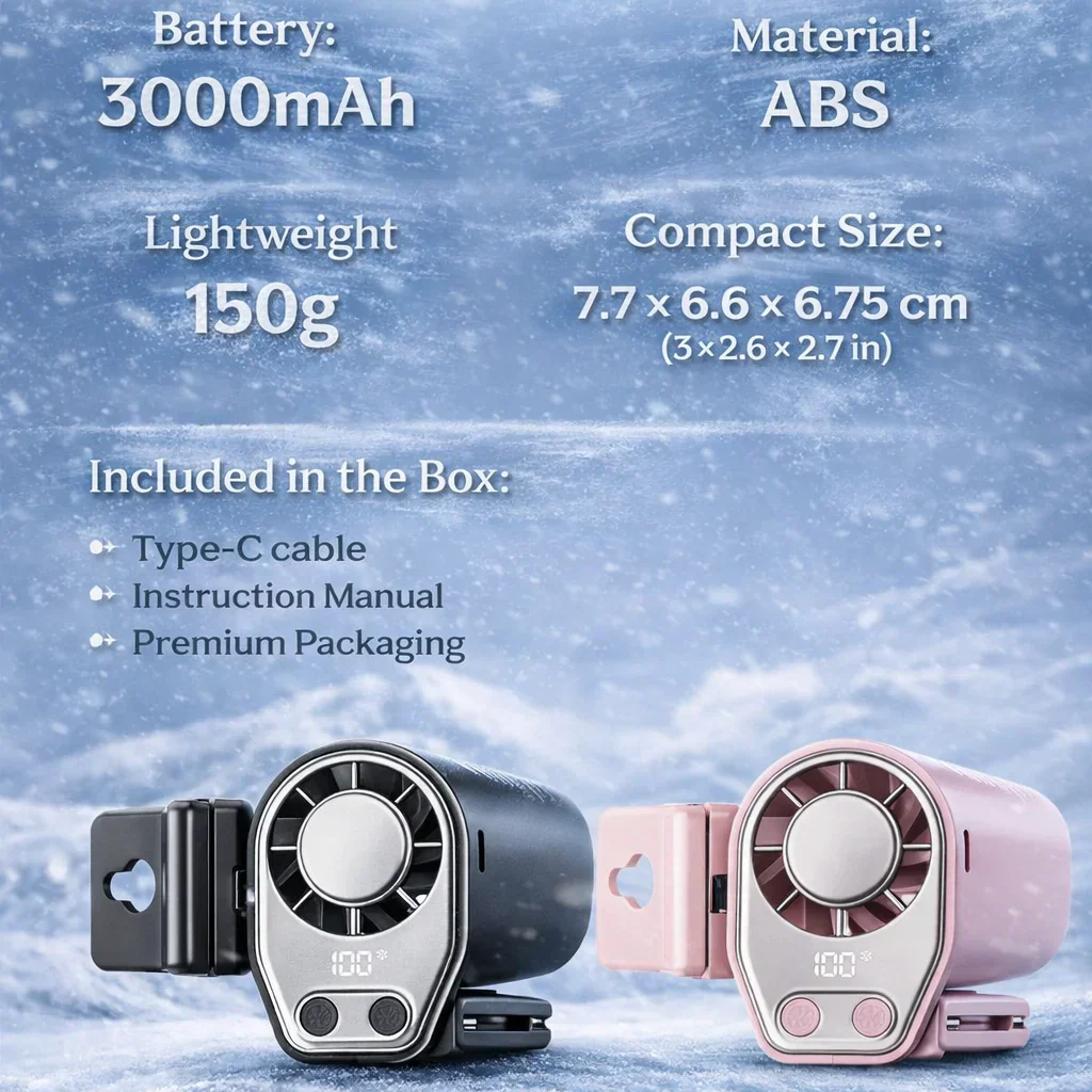 Clip On Air Conditioner Fan - Image 2
