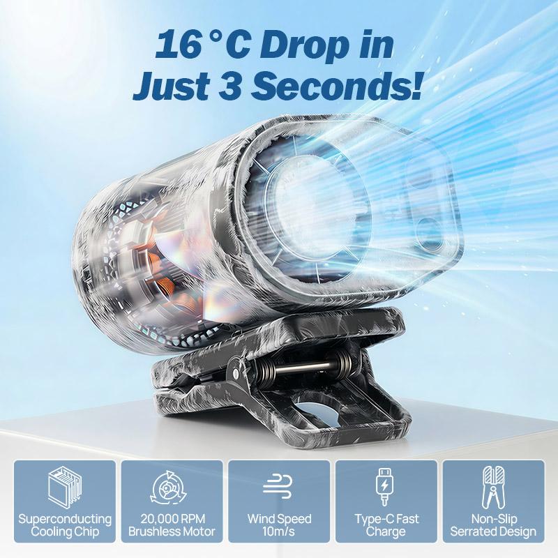Clip On Air Conditioner Fan - Image 4
