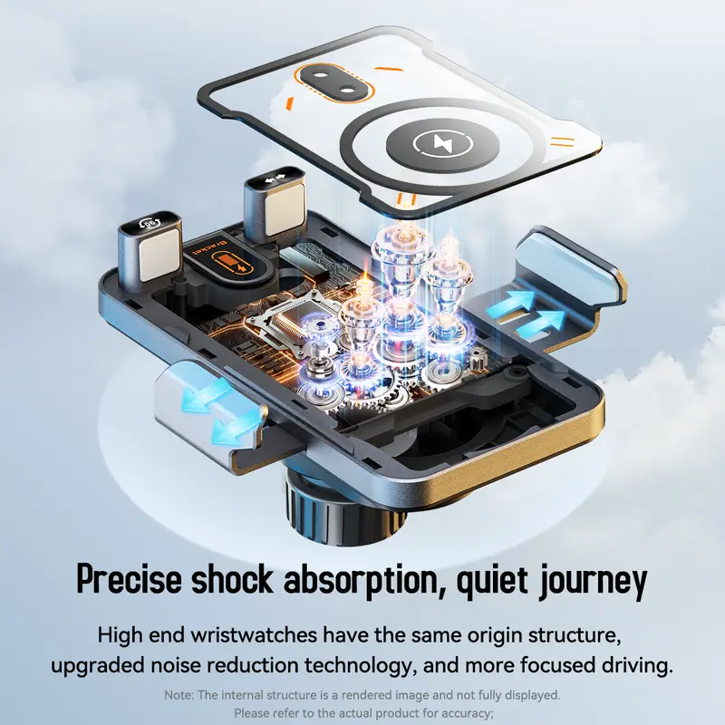 🎁🔥 2026 new cool car wireless fast charging holder, intelligent sensor opening and closing - Image 5