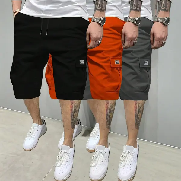 🔥Men’s Summer Lightweight 3-Pack Cargo Shorts with Multiple Pockets - Image 4