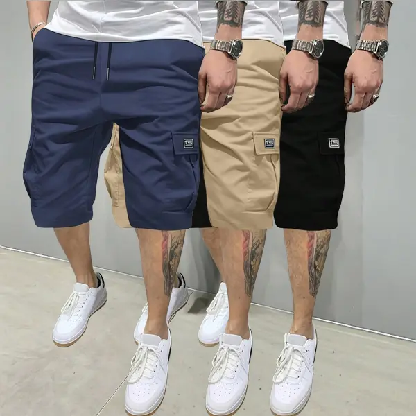 🔥Men’s Summer Lightweight 3-Pack Cargo Shorts with Multiple Pockets - Image 8