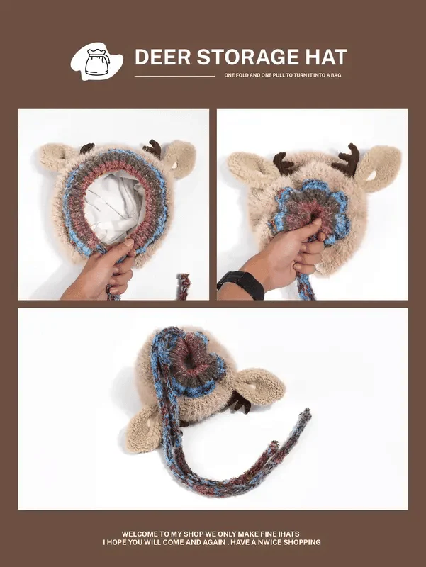 🔥Original design Festive Christmas Antler Hat - Image 3