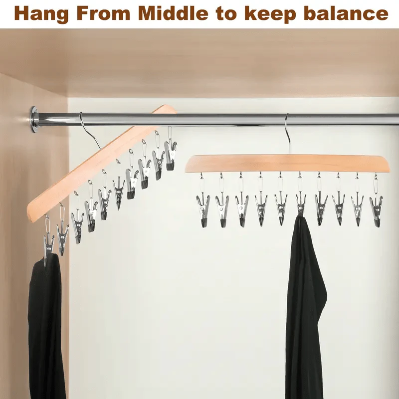 🔥Closet Organizer with 10 Clips - Space Saving Hanging Closet Organizer - Image 6