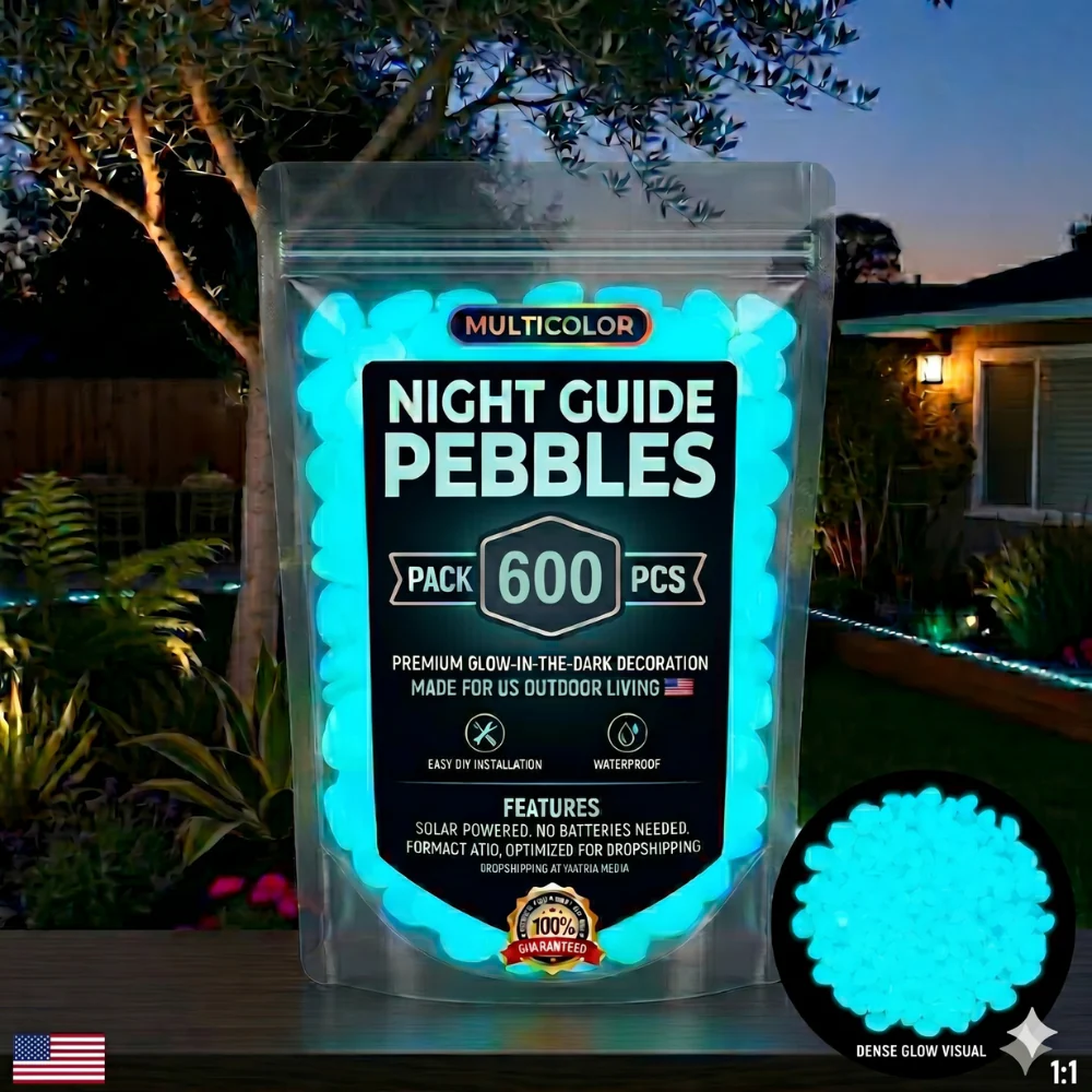 💥LAST DAY SALE 50%OFF💥🌈Colorful Glow-in-the-Dark Garden Stones - Image 15