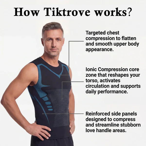 Tiktrove Compression Vest | Experience The Shift In Shape, Posture & Pride - Image 2