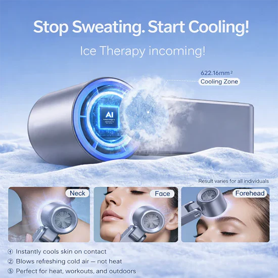 Cooling Ice Handheld Fan - Image 2