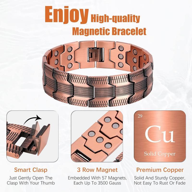 Copper magnetic bracelet——Relieve fatigue and promote blood circulation - Image 8