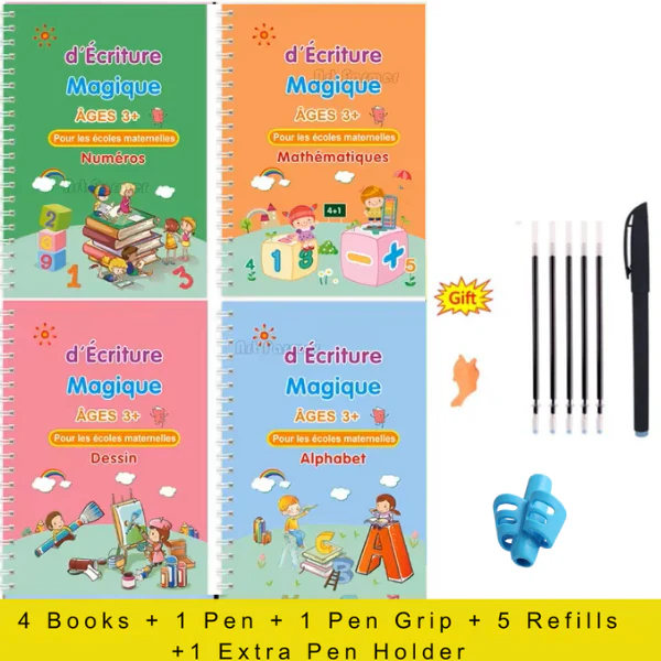 Tiktrove Reusable Grooved Handwriting Workbook for Kids - Image 15