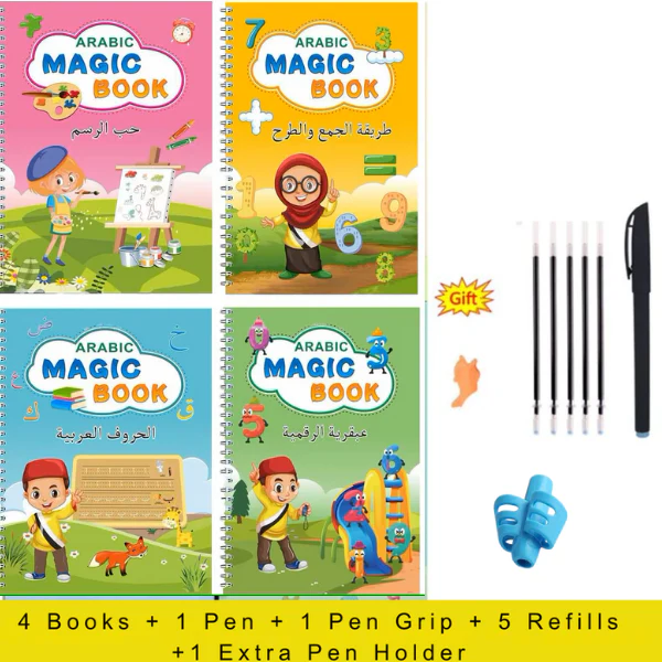 Tiktrove Reusable Grooved Handwriting Workbook for Kids - Image 16