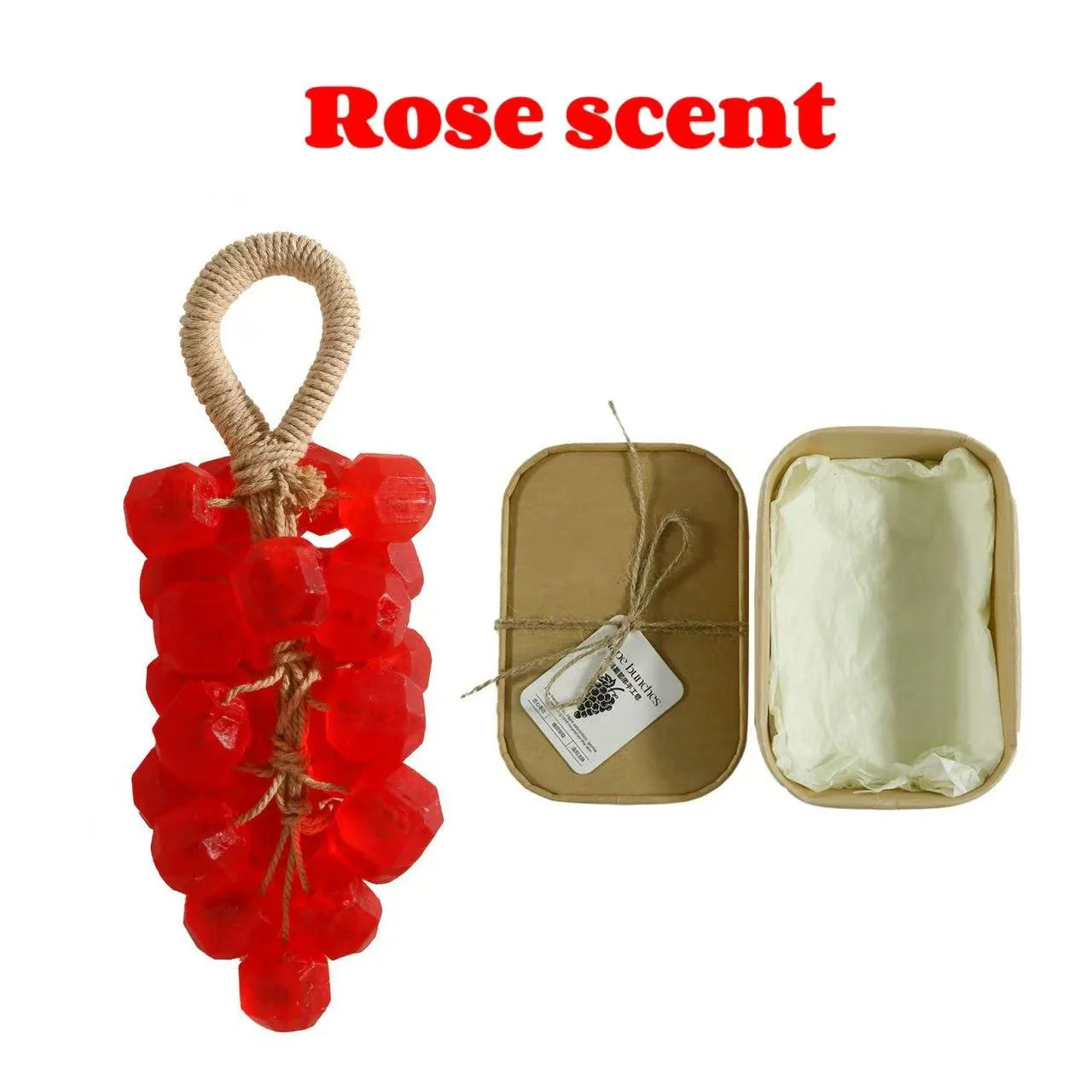 🔥Personalized Original Handmade Crystal Grape Soap Gentle Cleansing Soap (Single string: 25 pieces) - Image 2