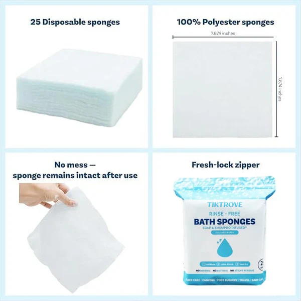 🏆Flash Sale⚡ 50K+  🌈Disposable Rinse-Free Bathing Wipes🧼 - Image 8