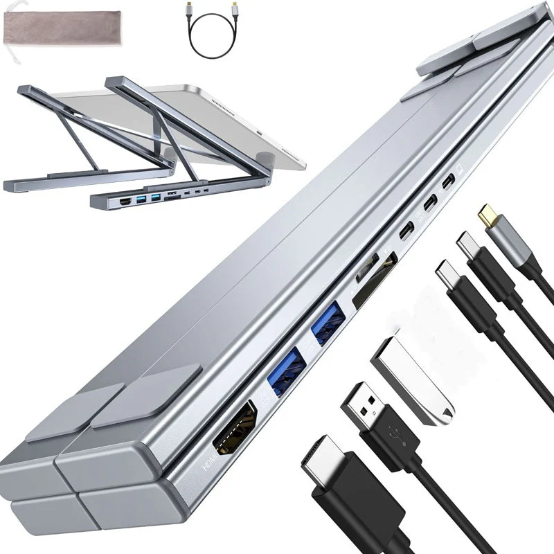 š„HOT SALEš„Limited-time offer-USB-C Docking Station Laptop Stand with 4K HDMI