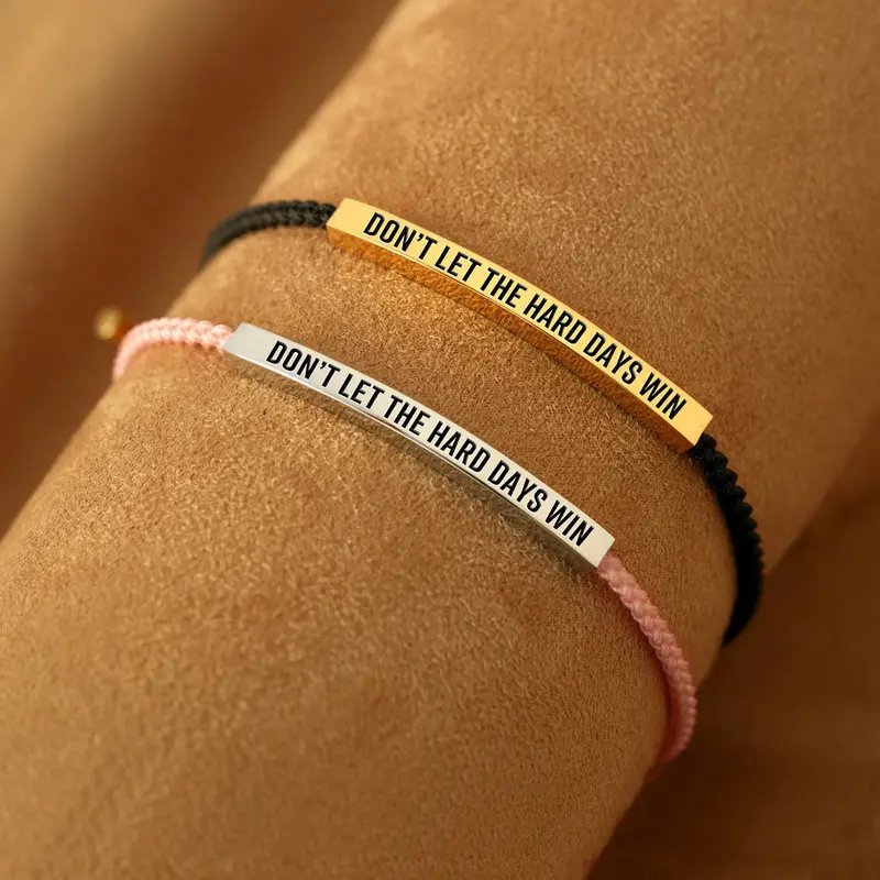 Don't Let The Hard Days Win Bracelet - Image 4