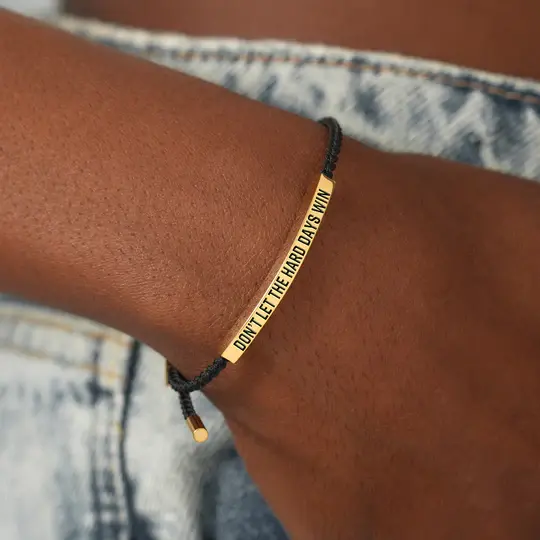 Don't Let The Hard Days Win Bracelet - Image 5