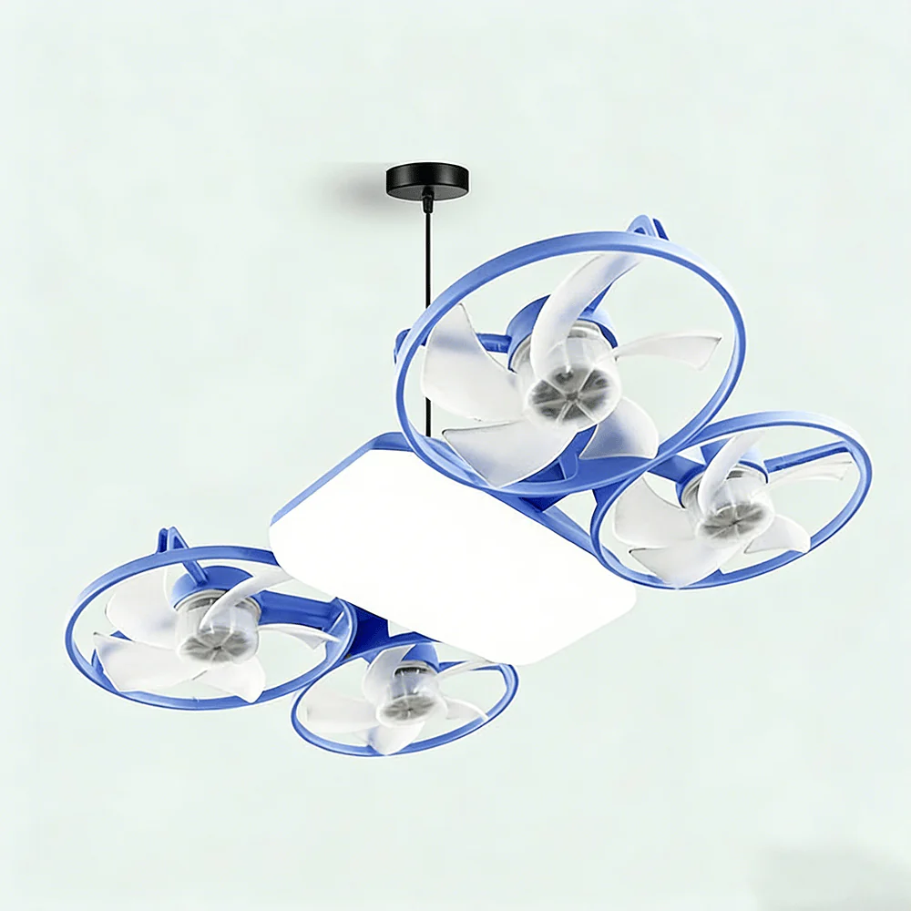 ✨ Drone-Style LED Ceiling Fan Light – Modern Lighting & Airflow in One - Image 11