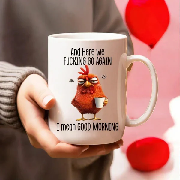 ?F-Caw-F Funny Chicken Mug - Image 25