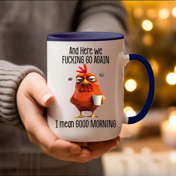 ?F-Caw-F Funny Chicken Mug - Image 27