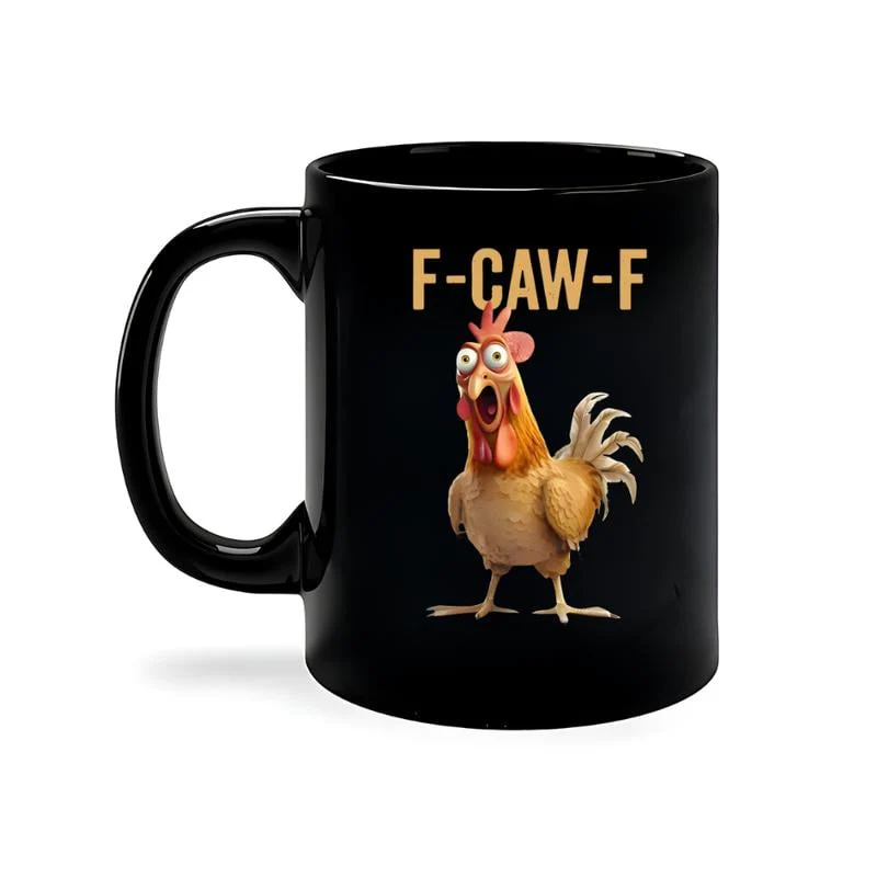 ?F-Caw-F Funny Chicken Mug - Image 3