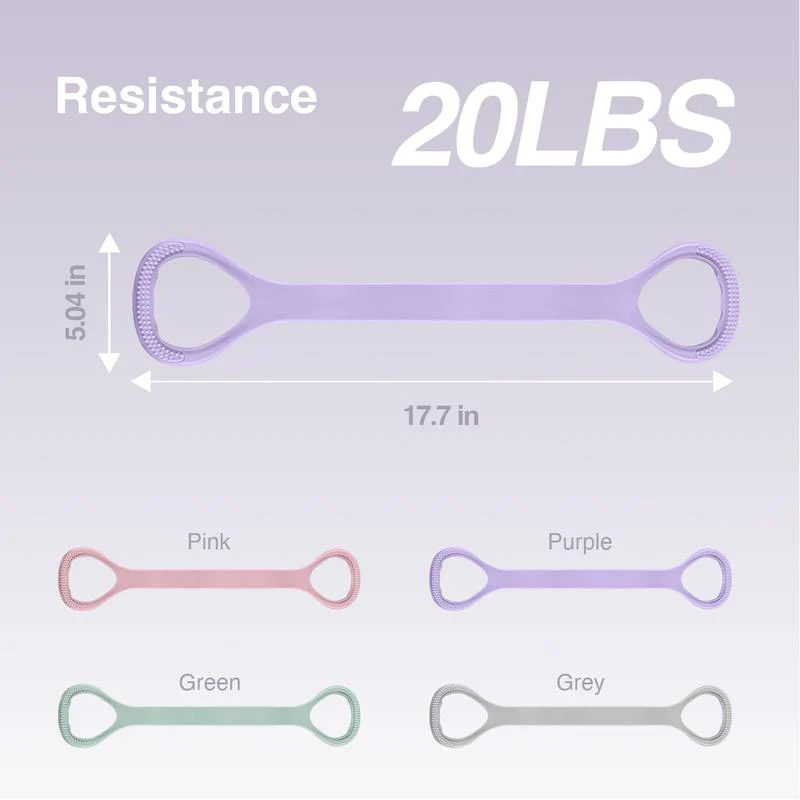 Figure 8 Resistance Bands – Silicone Exercise Bands for Women - Image 10