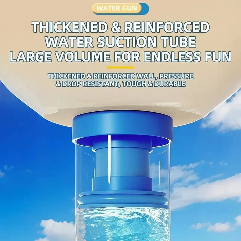 🔥360° Rotary Firework Water Blasters - Rapid-Fill Pump Action Pool Cannons for Summer Outdoor Games (Ages 3+) - Image 3