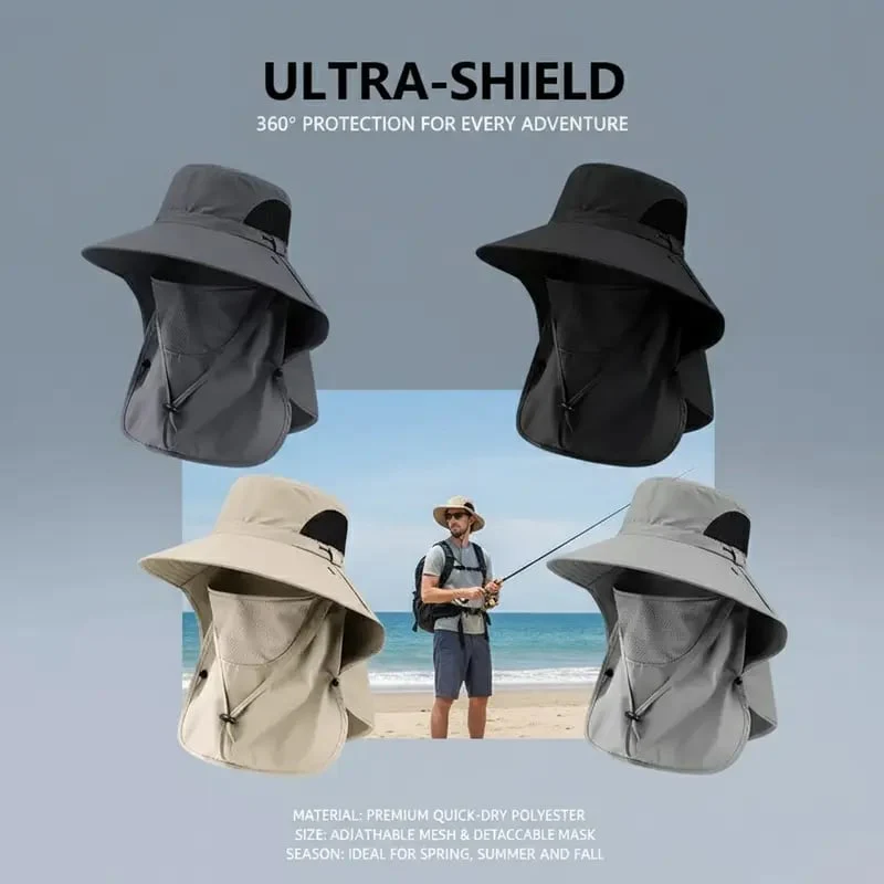 UV Protection Outdoor Fisherman's Hat - Image 11