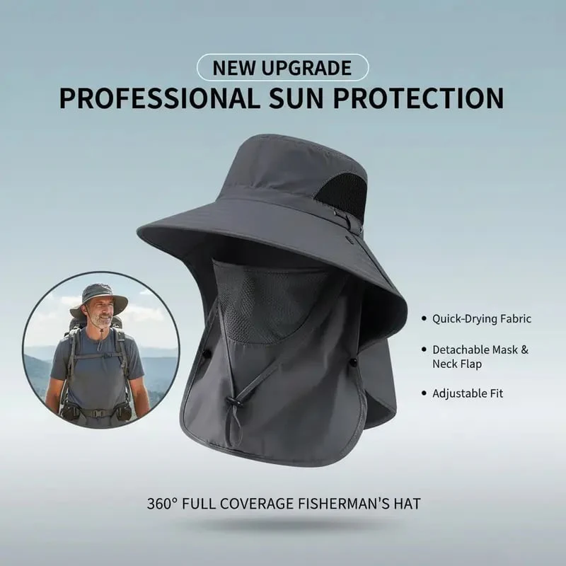 UV Protection Outdoor Fisherman's Hat - Image 12