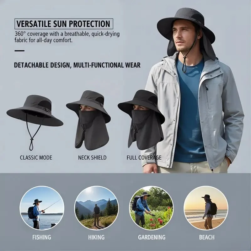 UV Protection Outdoor Fisherman's Hat - Image 7