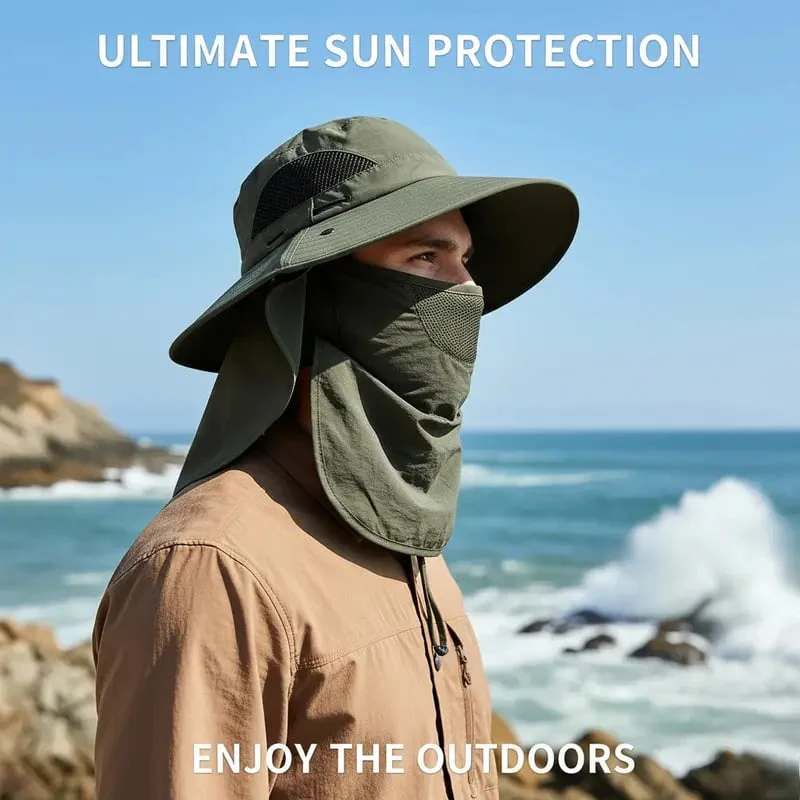 UV Protection Outdoor Fisherman's Hat - Image 9