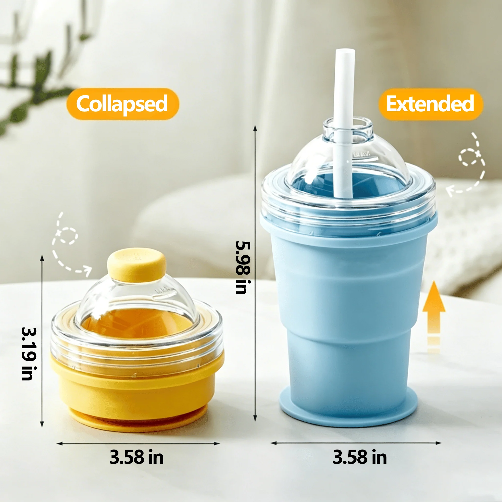 🧊 Foldable Silicone Ice Ball Drink Cup - Image 13