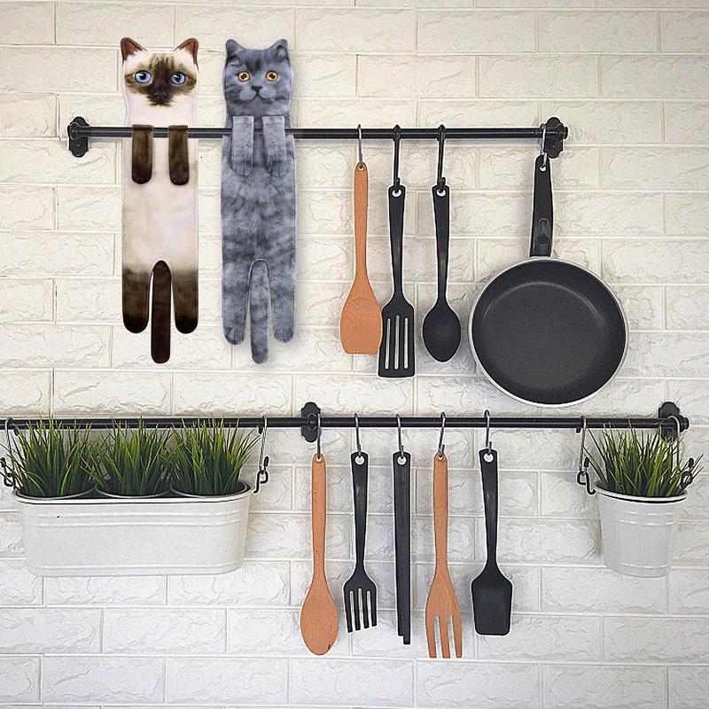🎁 Early Christmas Sale🎅 Funny Cat Hand Towels - Image 3