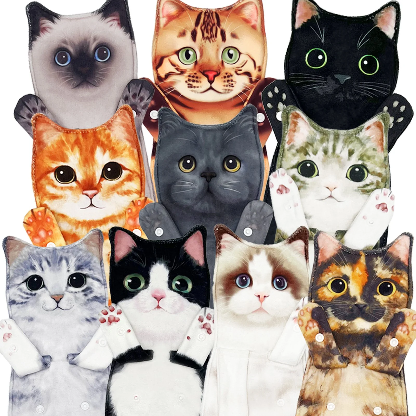 🎁 Early Christmas Sale🎅 Funny Cat Hand Towels - Image 7