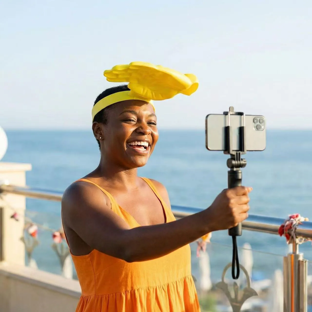😂 Palm-Sized Sun Hat – Wear Fun, Steal the Spotlight! - Image 4