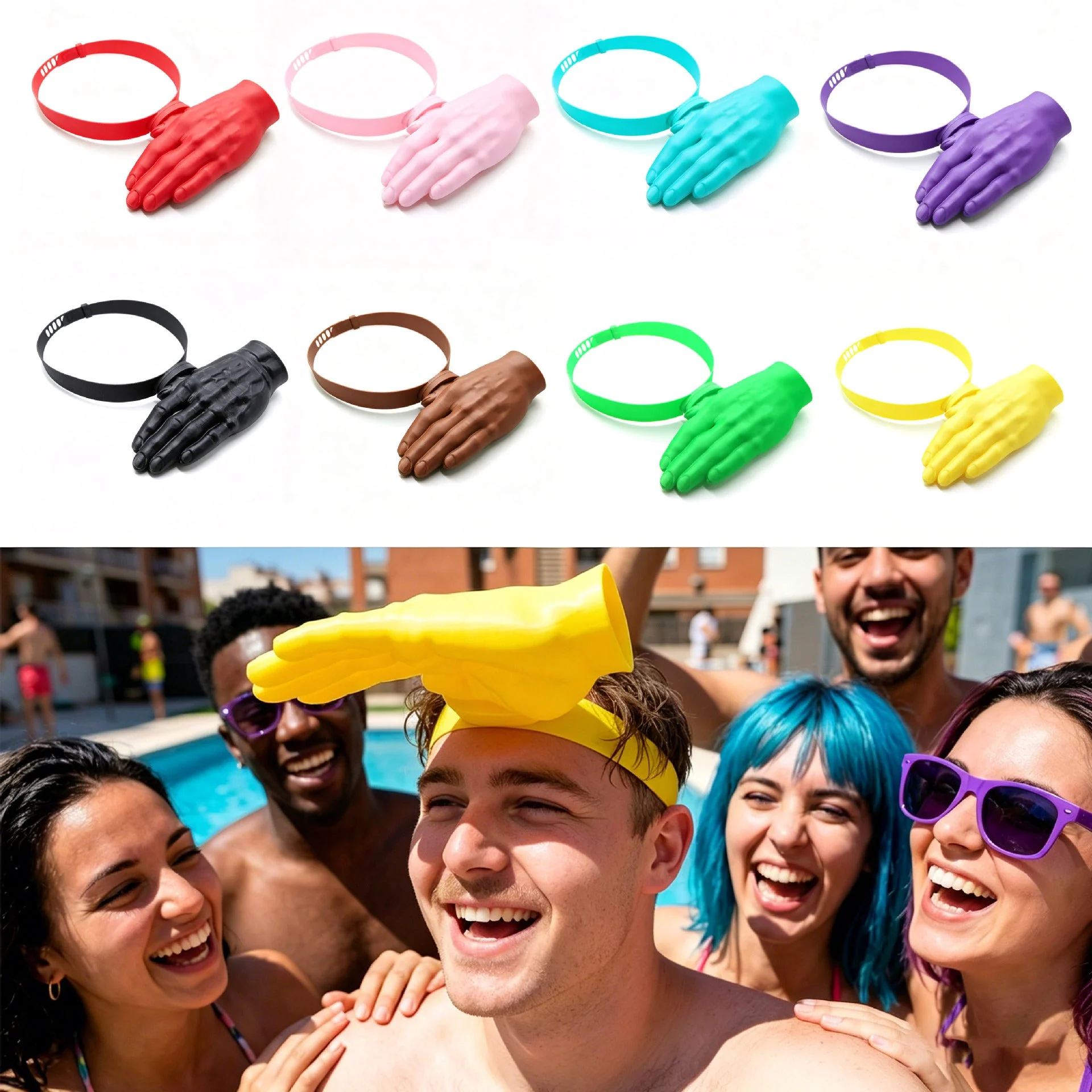 😂 Palm-Sized Sun Hat – Wear Fun, Steal the Spotlight! - Image 8
