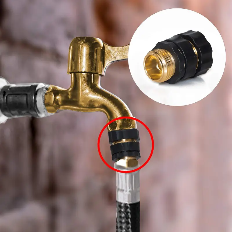 Garden Hose Quick Connector, 3/4 Inch Male and Female Garden Hose Fitting Quick Connector - Image 6