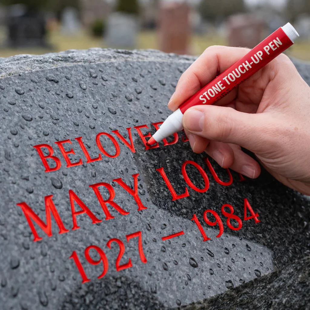 🐦Golden Tombstone Marker Pen for Restoring Faded Grave Inscriptions - Image 14