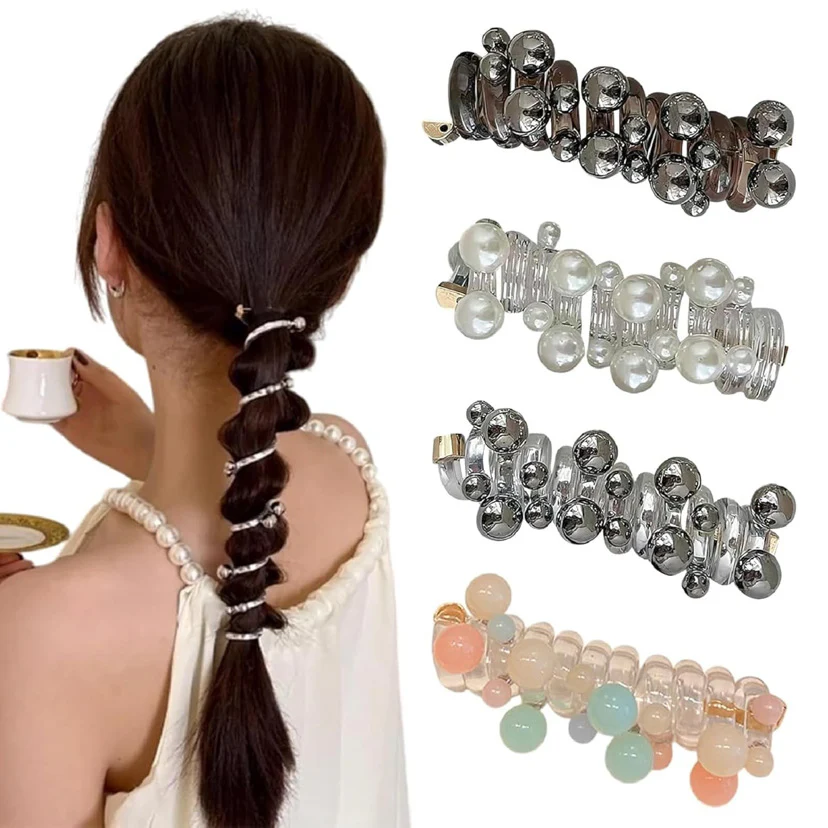 🎉🎁Sleepy Tie No Damage Soft Elastic Spiral Hair Ties - Image 8