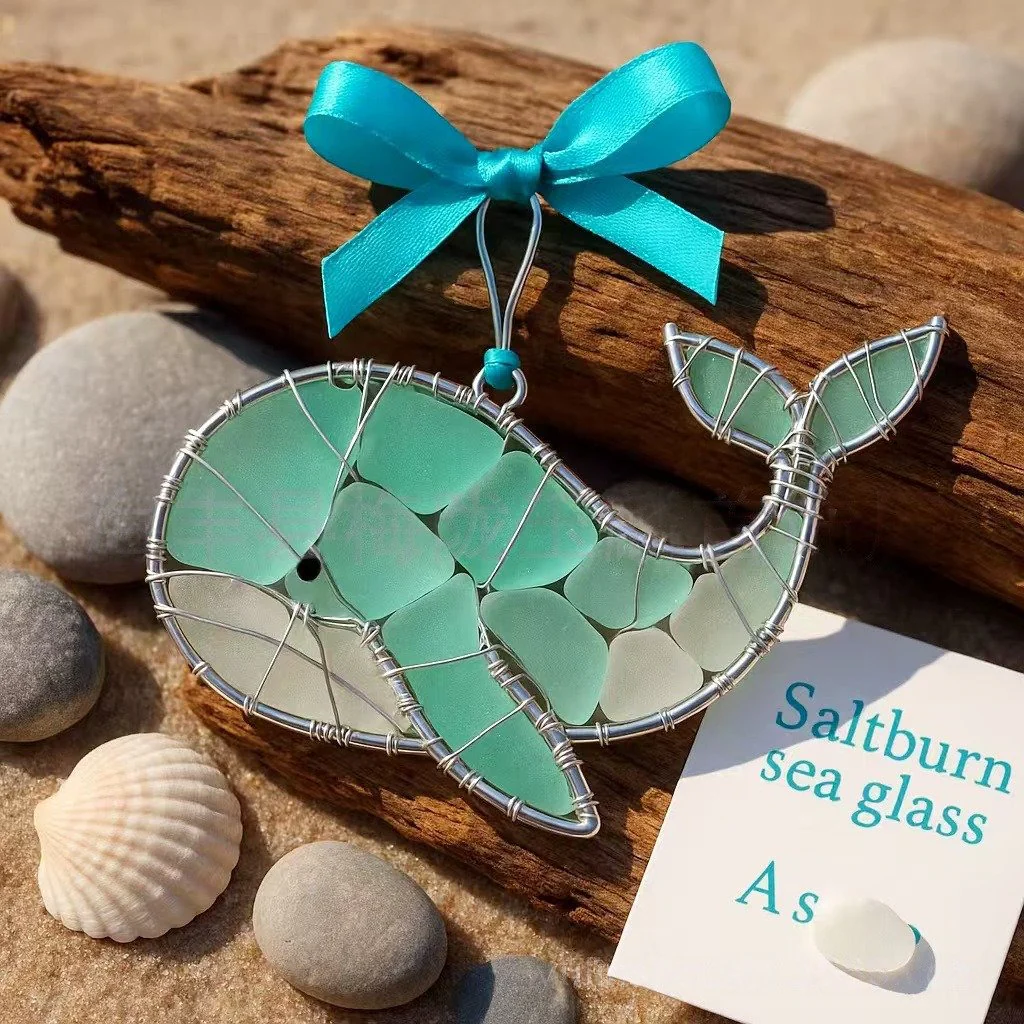 Handmade Frosted Ocean Suncatcher🐚 - Image 5